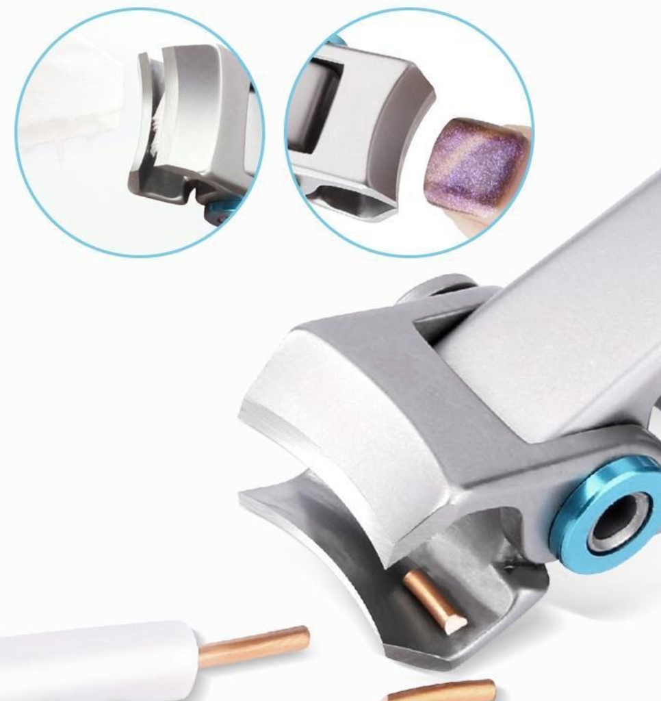 Wide Jaw Toenail Clipper with Cast Steel Construction and Ergonomic Handle