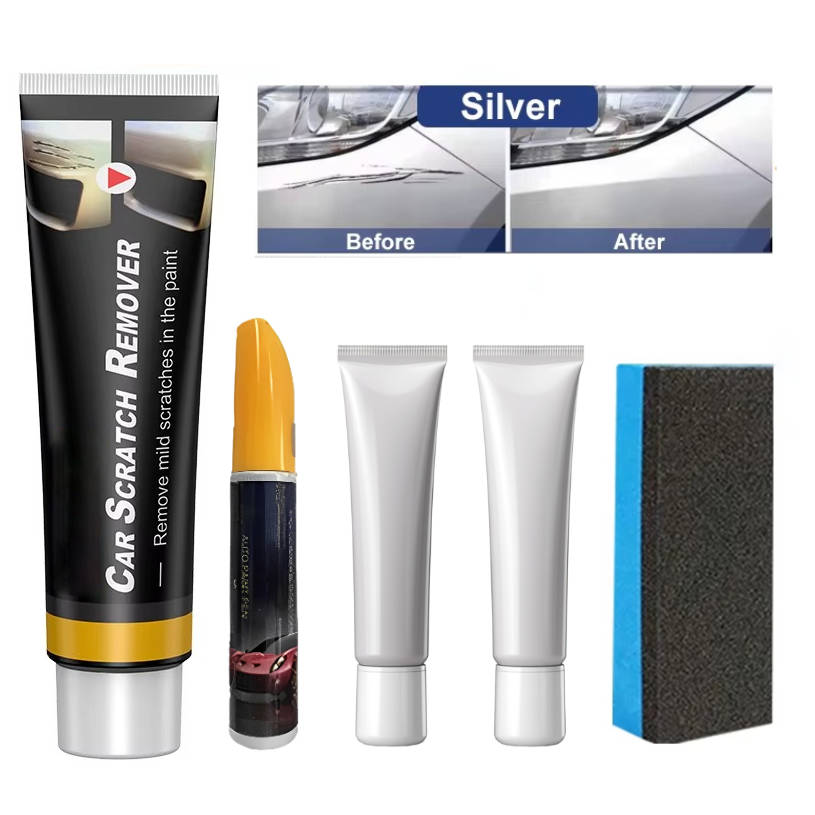 Automotive Scratch Repair Compound with Applicator and Wax Protection