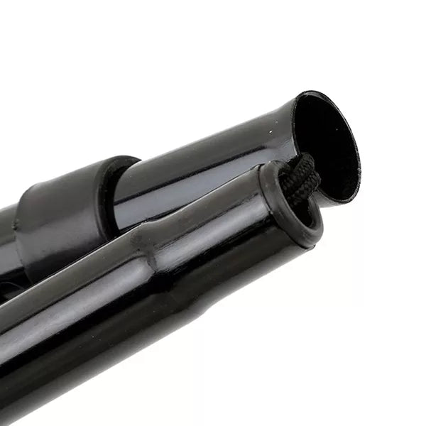 Telescopic Walking Stick with Rubber Grip and Wrist Strap, Four Section Foldable Design
