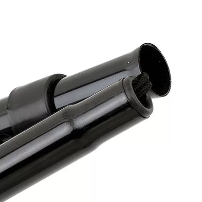 Telescopic Walking Stick with Rubber Grip and Wrist Strap, Four Section Foldable Design