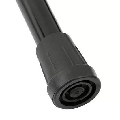 Telescopic Walking Stick with Rubber Grip and Wrist Strap, Four Section Foldable Design