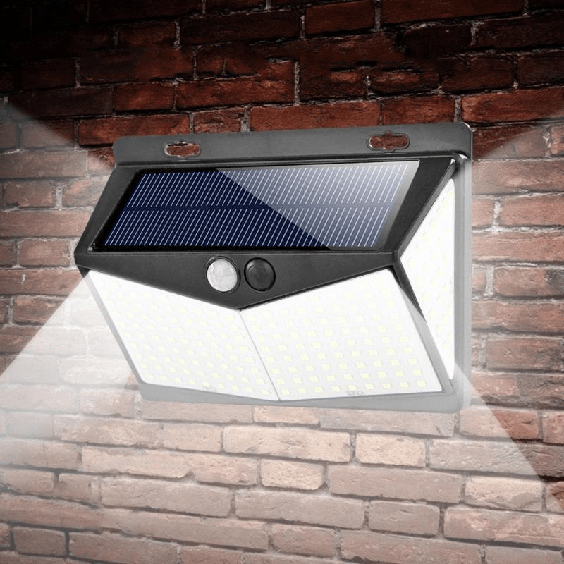 Solar Motion Sensor Light with 800 Lumens and 16.5ft Detection Range