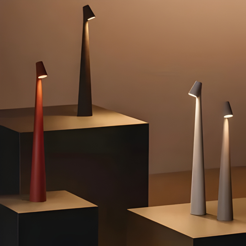 Rechargeable Touch Lamp with Stepless Dimming and 10-Hour Battery Life