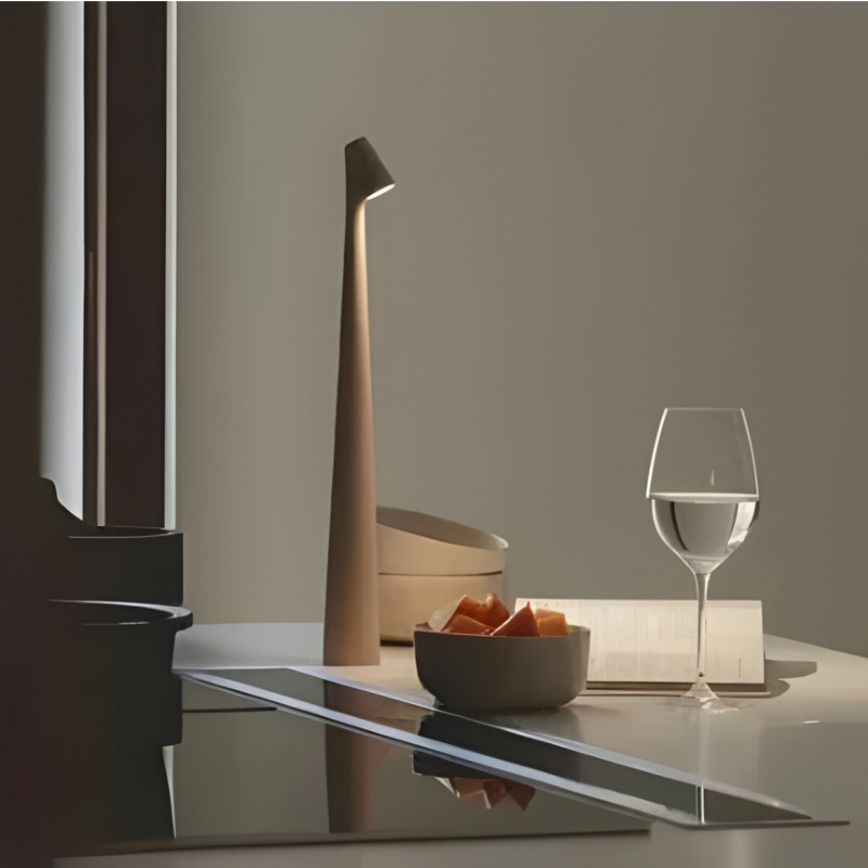 Rechargeable Touch Lamp with Stepless Dimming and 10-Hour Battery Life