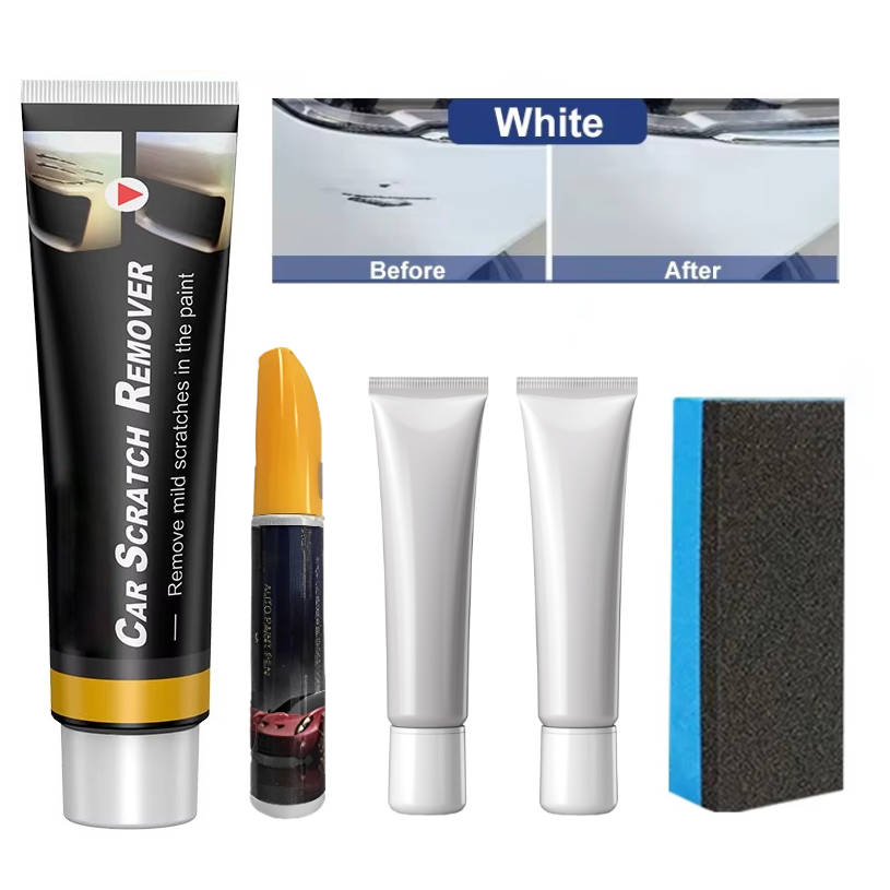 Automotive Scratch Repair Compound with Applicator and Wax Protection
