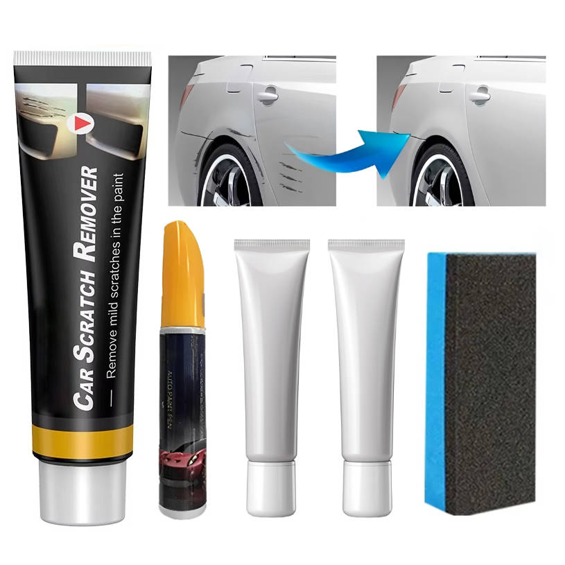 Automotive Scratch Repair Compound with Applicator and Wax Protection