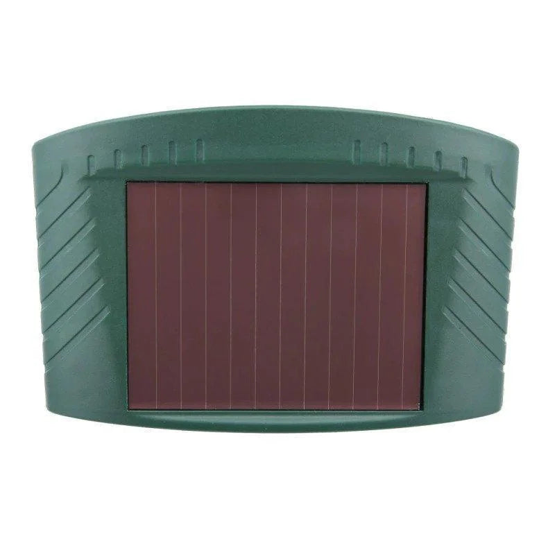 Solar Powered Ultrasonic Animal Repeller with Motion Detection and Flashing Light, Set of 4