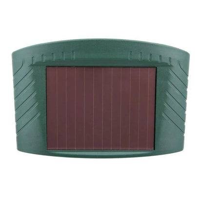 Solar Powered Ultrasonic Animal Repeller with Motion Detection and Flashing Light, Set of 4