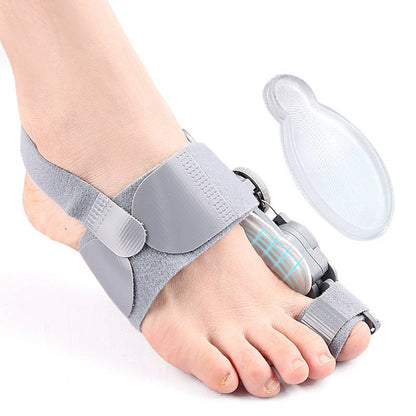Adjustable Bunion Corrector with Twist Control and Heel Strap Support