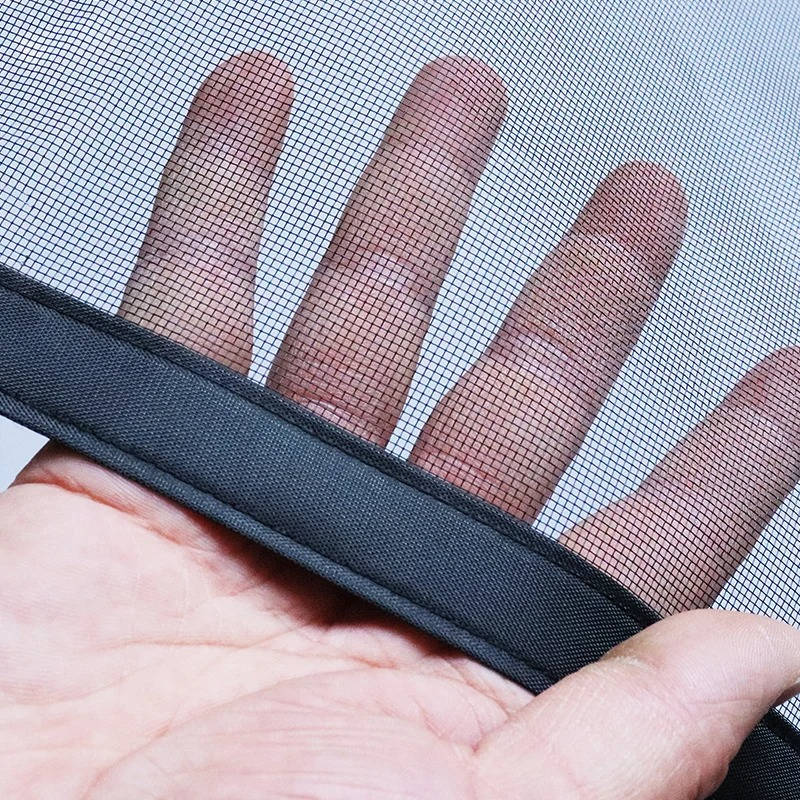 Magnetic Auto-Close Screen Door with Polyester Mesh and Custom Sizing