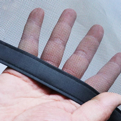 Magnetic Auto-Close Screen Door with Polyester Mesh and Custom Sizing