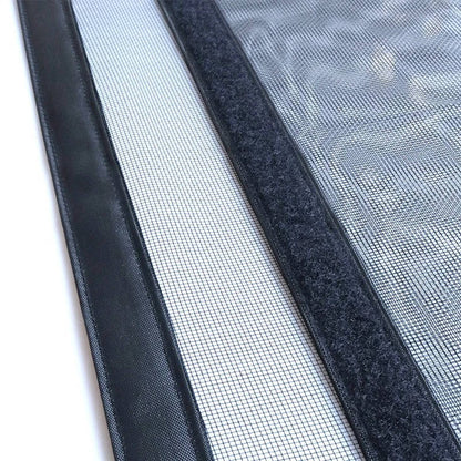 Magnetic Auto-Close Screen Door with Polyester Mesh and Custom Sizing