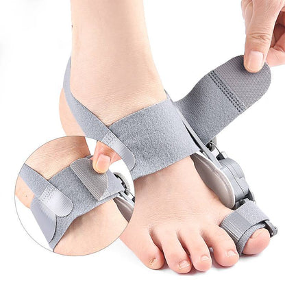 Adjustable Bunion Corrector with Twist Control and Heel Strap Support