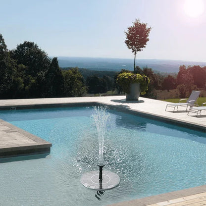 Solar Fountain - Garden, Efficient | Eco-Friendly Waterfall Fountain for Outdoors | 4-Mode Mini Solar Fountain