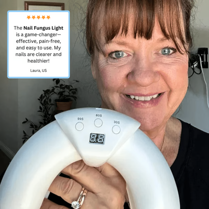 Dual Wavelength LED Nail Treatment Device with Automatic Slot Activation