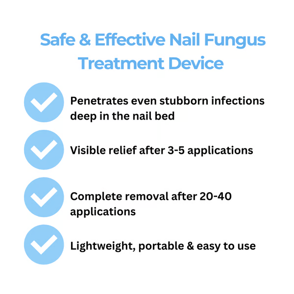 Dual Wavelength LED Nail Treatment Device with Automatic Slot Activation