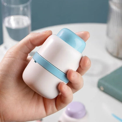 Pill Splitter with Stainless Steel Blade and Storage Compartments