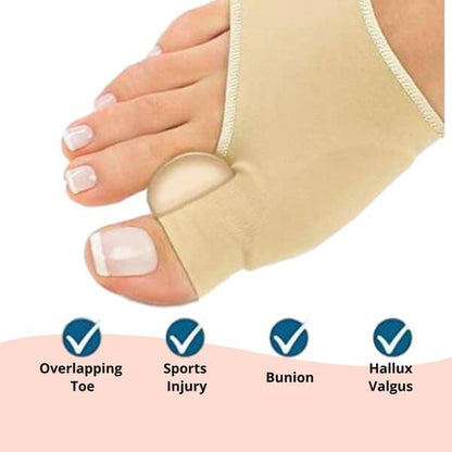 Big Toe Corrector Sleeve with Cushioned Bump Protection and Hypoallergenic Material