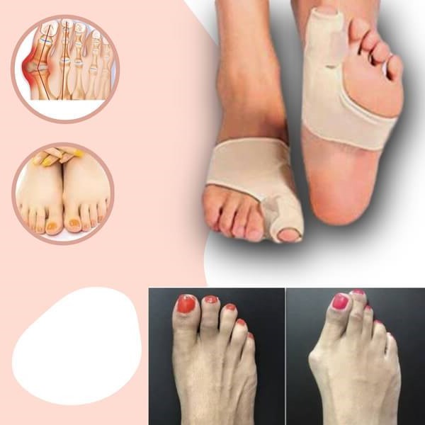 Big Toe Corrector Sleeve with Cushioned Bump Protection and Hypoallergenic Material