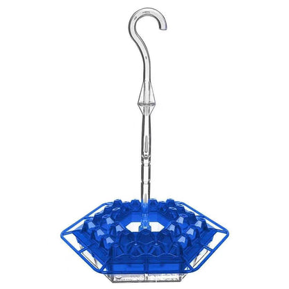 Outdoor Hummingbird Feeder with Raised Ports and Ant Guard, 30 Feeding Stations