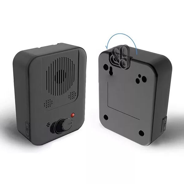 Hanging Ultrasonic Bark Deterrent with Automatic Detection and Adjustable Frequency