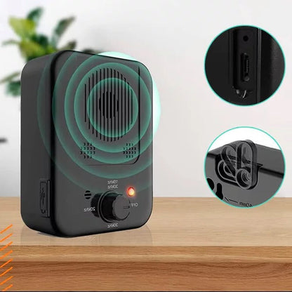 Hanging Ultrasonic Bark Deterrent with Automatic Detection and Adjustable Frequency