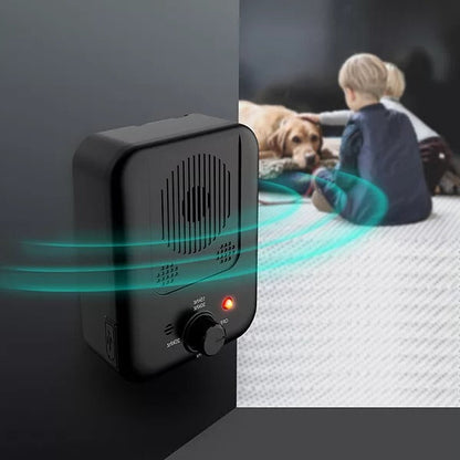 Hanging Ultrasonic Bark Deterrent with Automatic Detection and Adjustable Frequency