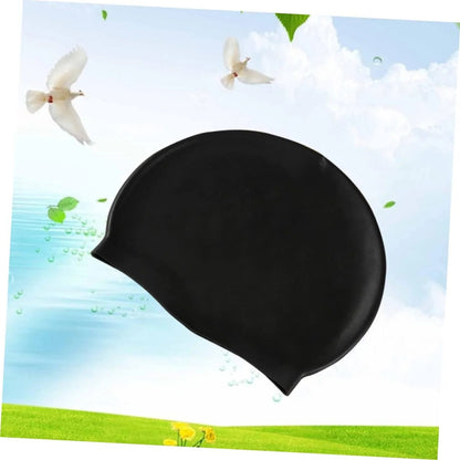Turban Stretch Swimming Cap with Twist Design for Long and Thick Hair
