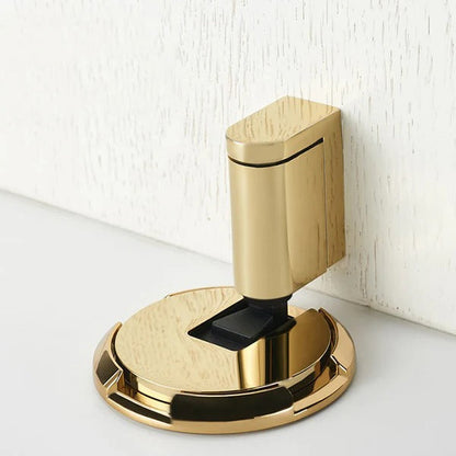 Adjustable Door Stopper with Dual Mounting and Locking Mechanism for Interior Doors