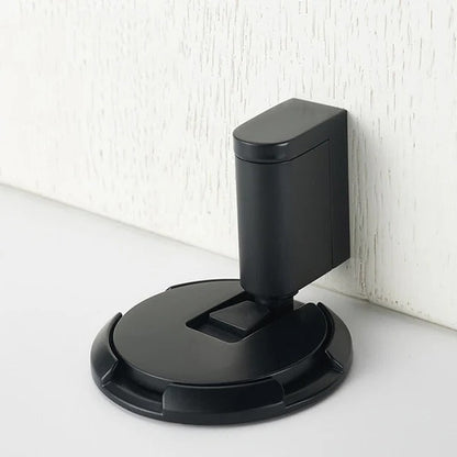 Adjustable Door Stopper with Dual Mounting and Locking Mechanism for Interior Doors