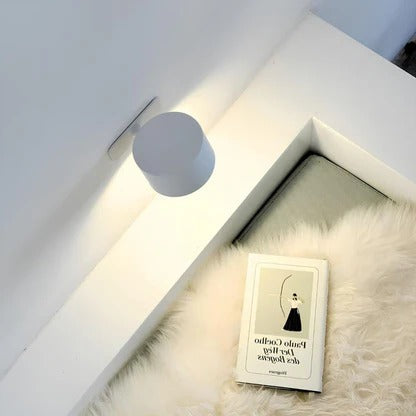 Rotating Wall Light with Adjustable Brightness and Color Temperature, Rechargeable