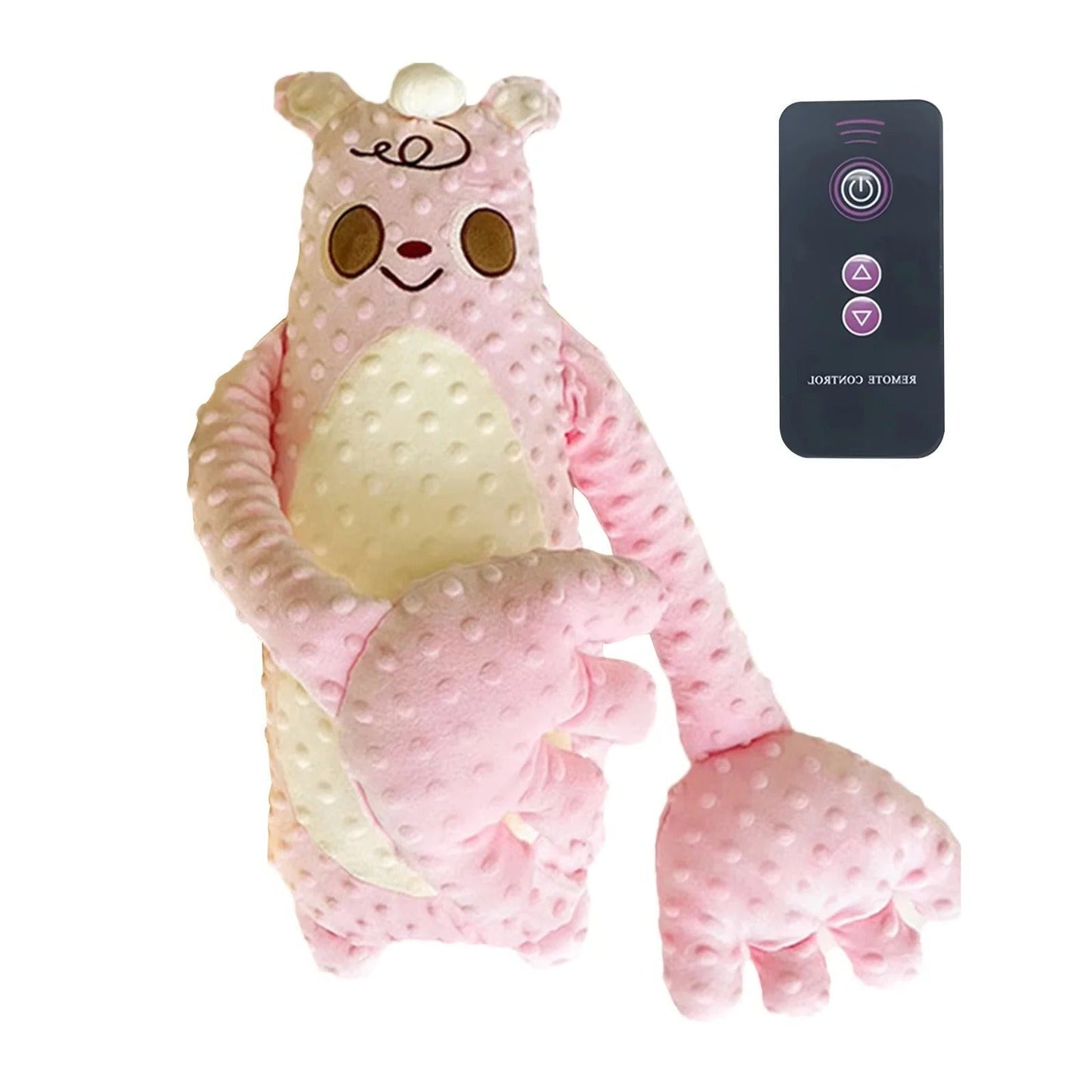 Toddler Back Tapping Pillow with Remote Control and Rechargeable Motor