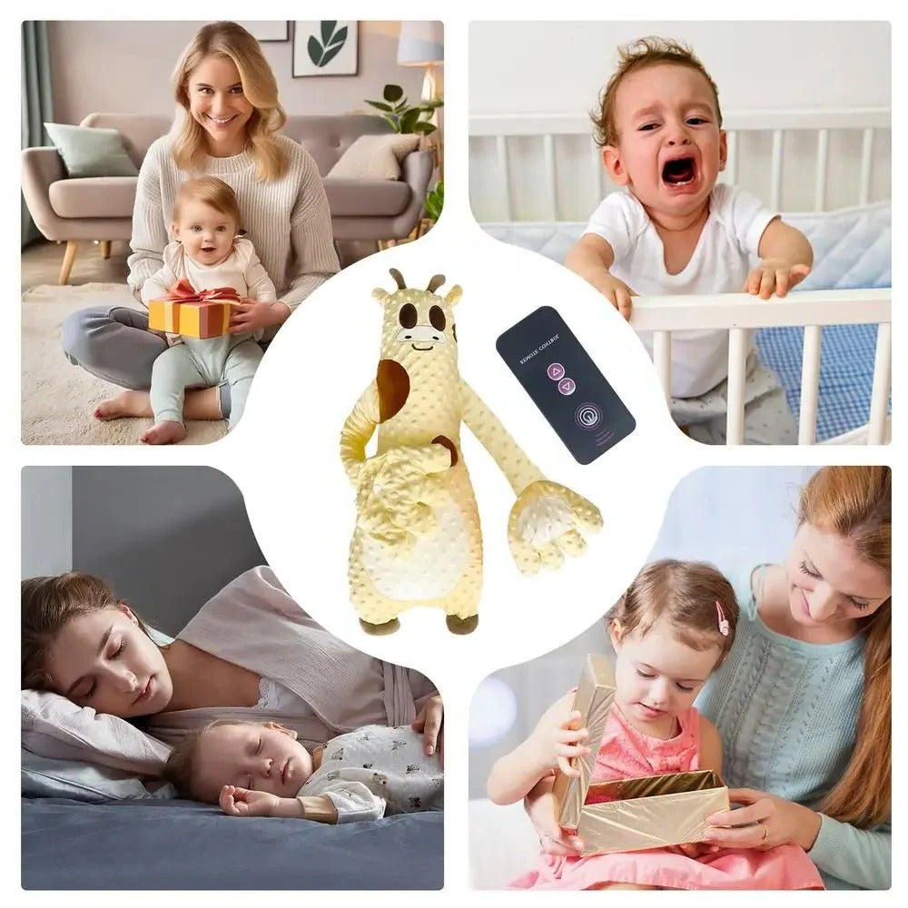 Toddler Back Tapping Pillow with Remote Control and Rechargeable Motor