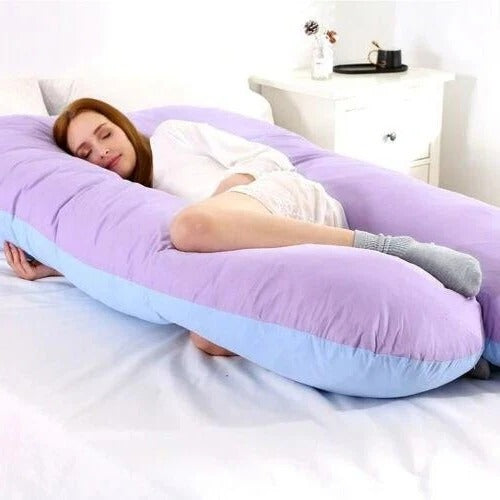 Full Body Support Pillow with Adjustable Memory Foam and Machine Washable Cover