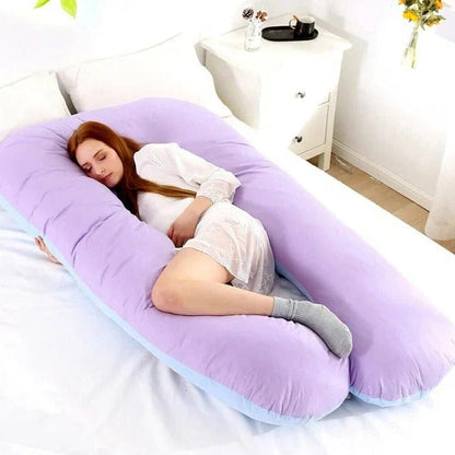 Full Body Support Pillow with Adjustable Memory Foam and Machine Washable Cover