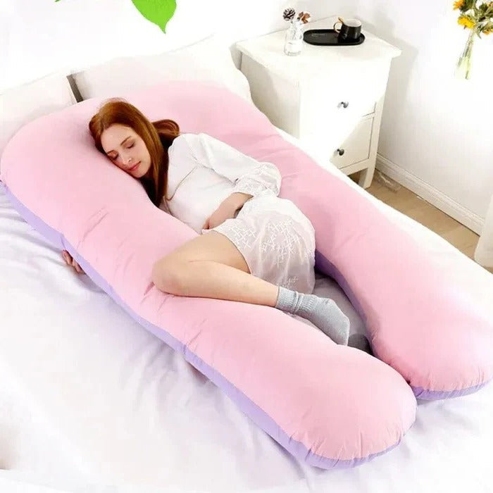 Full Body Support Pillow with Adjustable Memory Foam and Machine Washable Cover