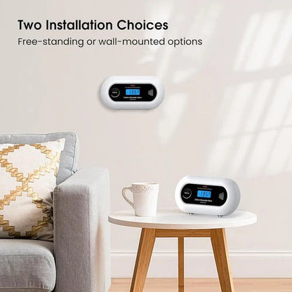 Carbon Monoxide Detector with Electrochemical Sensor and 85dB Alarm, 10-Year Battery