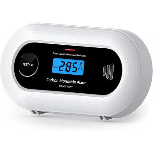 Carbon Monoxide Detector with Electrochemical Sensor and 85dB Alarm, 10-Year Battery