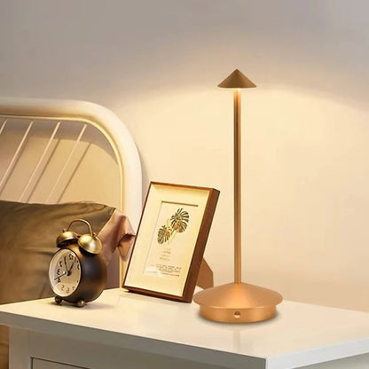 Rechargeable LED Desk Lamp with Touch Control and 3 Color Temperatures