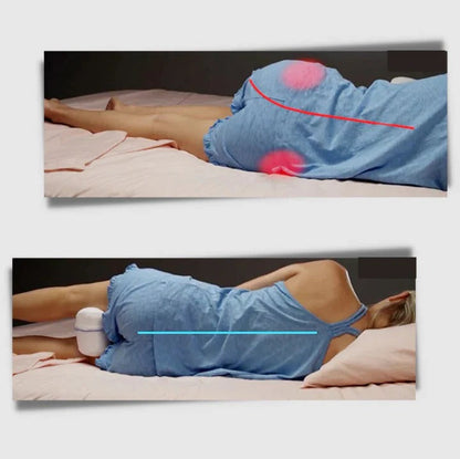Leg Pillow with Memory Foam Contouring and Breathable Cover, Machine Washable