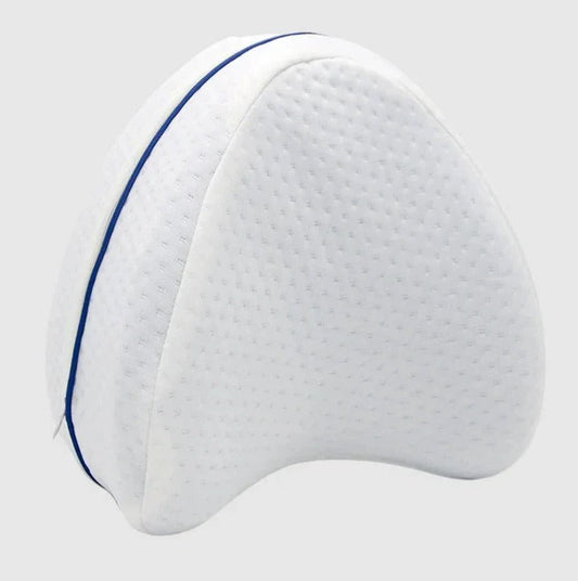 Leg Pillow with Memory Foam Contouring and Breathable Cover, Machine Washable
