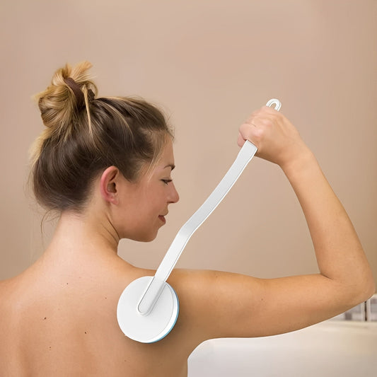 Adjustable Back Lotion Roller with Refillable Reservoir and Massage Action
