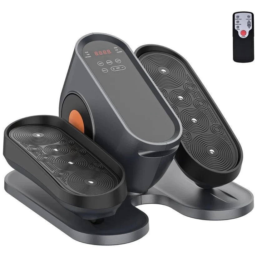 Under Desk Elliptical with Remote Control and LCD Display, 12-Speed Quiet Motor