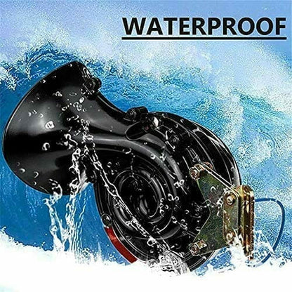 300dB Train Horn with Integrated Compressor and Universal Vehicle Mount