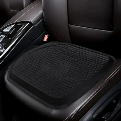 Gel Memory Foam Seat Cushion with Honeycomb Airflow and Ergonomic Contour for Cars and Office Chairs