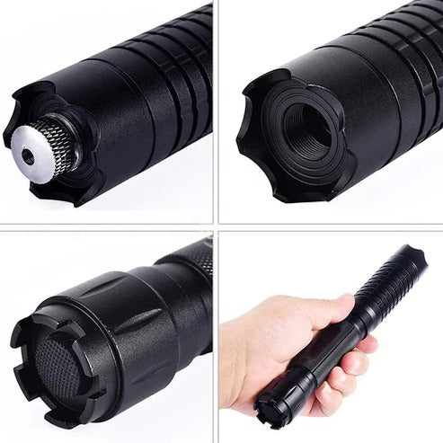 Blue Laser Torch with Rotating Focus and Fire Starting, 3.1 Mile Range