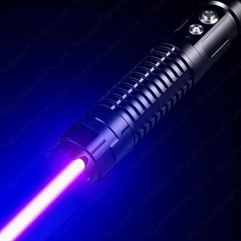Blue Laser Torch with Rotating Focus and Fire Starting, 3.1 Mile Range