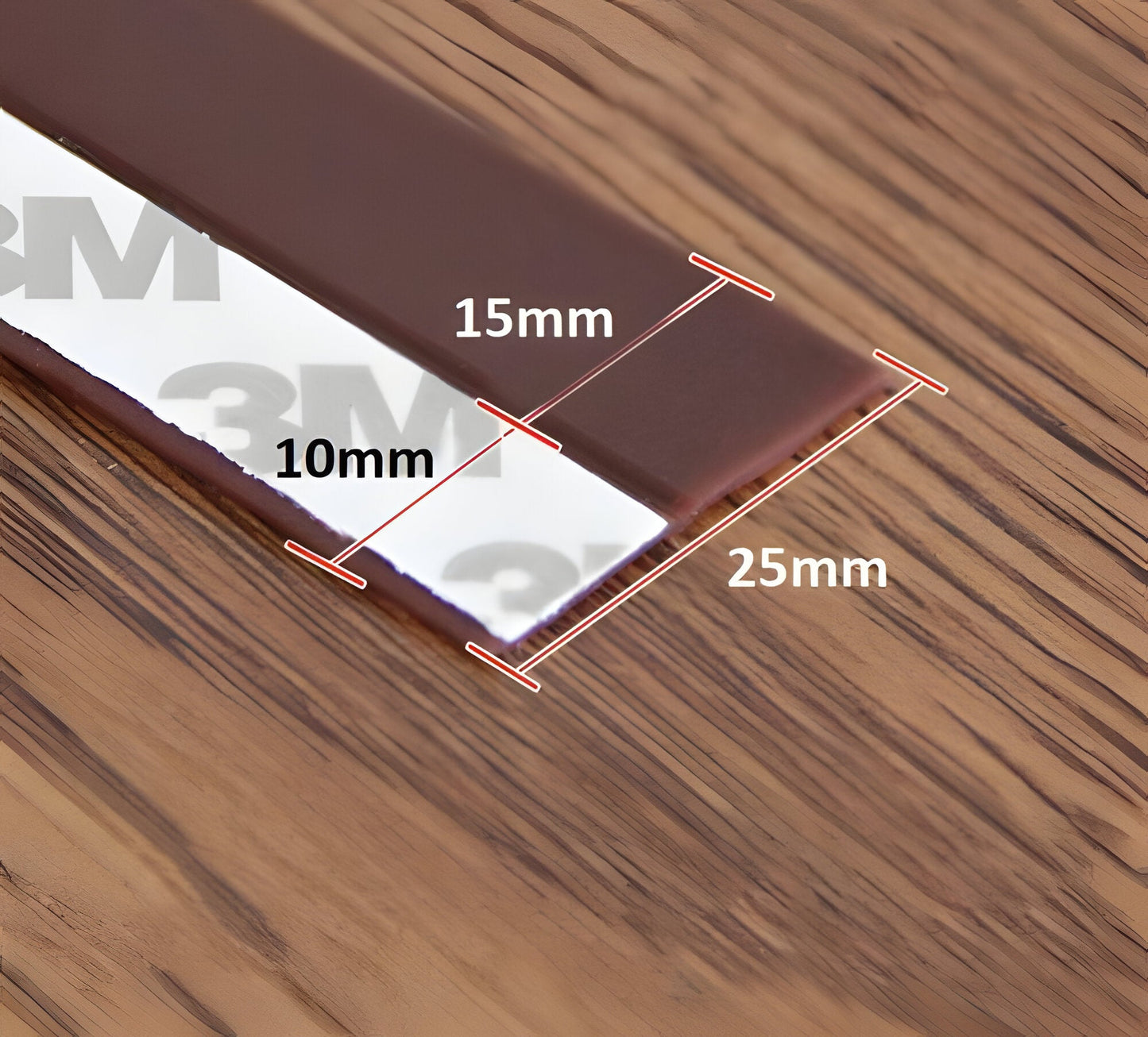 Draft Blocking Door Seal Strip with Transparent Polymer, 16.4ft Length