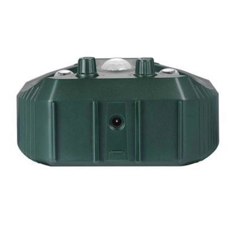 Motion Activated Solar Animal Repellent with Ultrasonic Sound and Flashing Lights