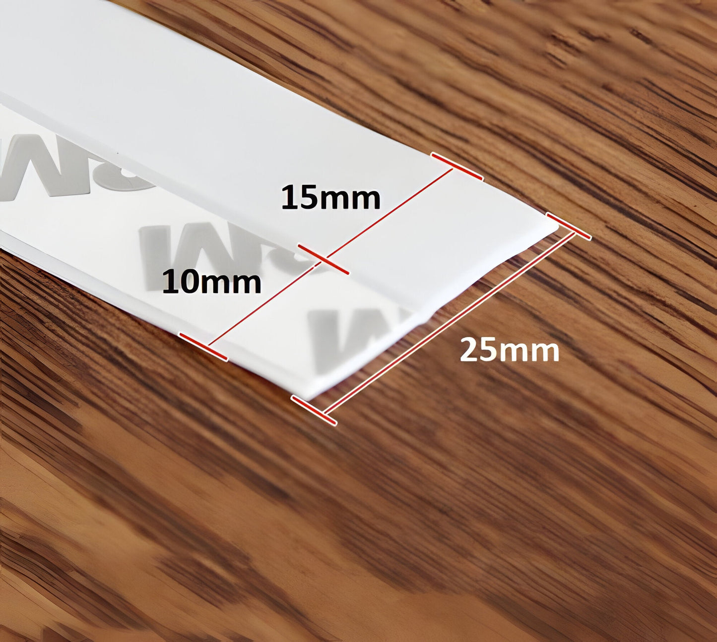 Draft Blocking Door Seal Strip with Transparent Polymer, 16.4ft Length